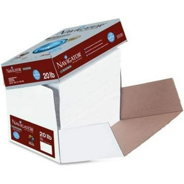 Wholesale CASE of 10 - Soporcel Navigator Printing Paper-Premium Paper, GE99, 20lb, 8-1/2"x11", 2500Sht/CT, White