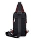thumbnail image 4 of Pecho Bolso bandolera de cuero para hombre, bolso de pecho informal, bandolera, mochila de viaje, mo BULL CAPTAIN Pecho, 4 of 7