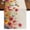 OrangeRed Linen, variant on Pastoral Botanical Short Table Runner 36 Inches Long,Watercolor Spring Summer Flowers Rustic Cotton Linen Table Runners Dresser Scarves,Tabletop Scarf Furniture Cover for Home Dinner Party 13"x36"