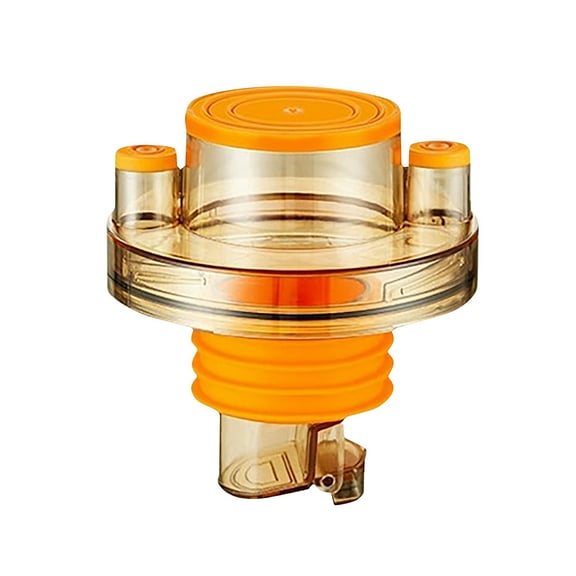 Washing machine drain sealing tube,Hose Backflow Preventer,Sewer Pipe Seal Ring Sealing Cover,Sink Rubber Drain Guard，Sink Drain Seal Pipe., Orange