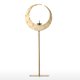 thumbnail image 1 of Tooarts Crescent Candelero (Grande) Ornamento de acero inoxidable Escultura abstracta Escu Carevas Escultura de acero inoxidable, 1 of 7