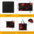 thumbnail image 3 of Bohemian Pattern Waterproof Picnic Blanket with Foldable Zipper, Suitable for Outdoor Use, Suitable for Travel, Camping, Beaches, Parks, Grasslands, Picnic Blanket Accessories, 3 of 7