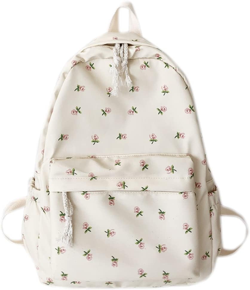 Linda mochila Kawaii Mochila floral para mochila estetica de la escuela Mochila mochila para mujer chica Coquette Mochila escolar in Panama at PAB 0 Rating 5