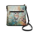 thumbnail image 2 of HELLHERO Colorful Owl Floral Pattern Single Shoulder Bag Crossbody Purse, Fashion Durable Crossbody Bag Lightweight for Daily Storage Everyday, 2 of 7