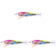 thumbnail image 1 of Señuelo Pesca Luminoso Anzuelos Calamar Cebo Artificial Cebos Jigging () Rosa Y Amarillo, 1 of 4