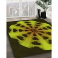 thumbnail image 2 of Ahgly Company Indoor Rectangle Patterned Black Bean Brown Area Rugs, 3' x 5', 2 of 6