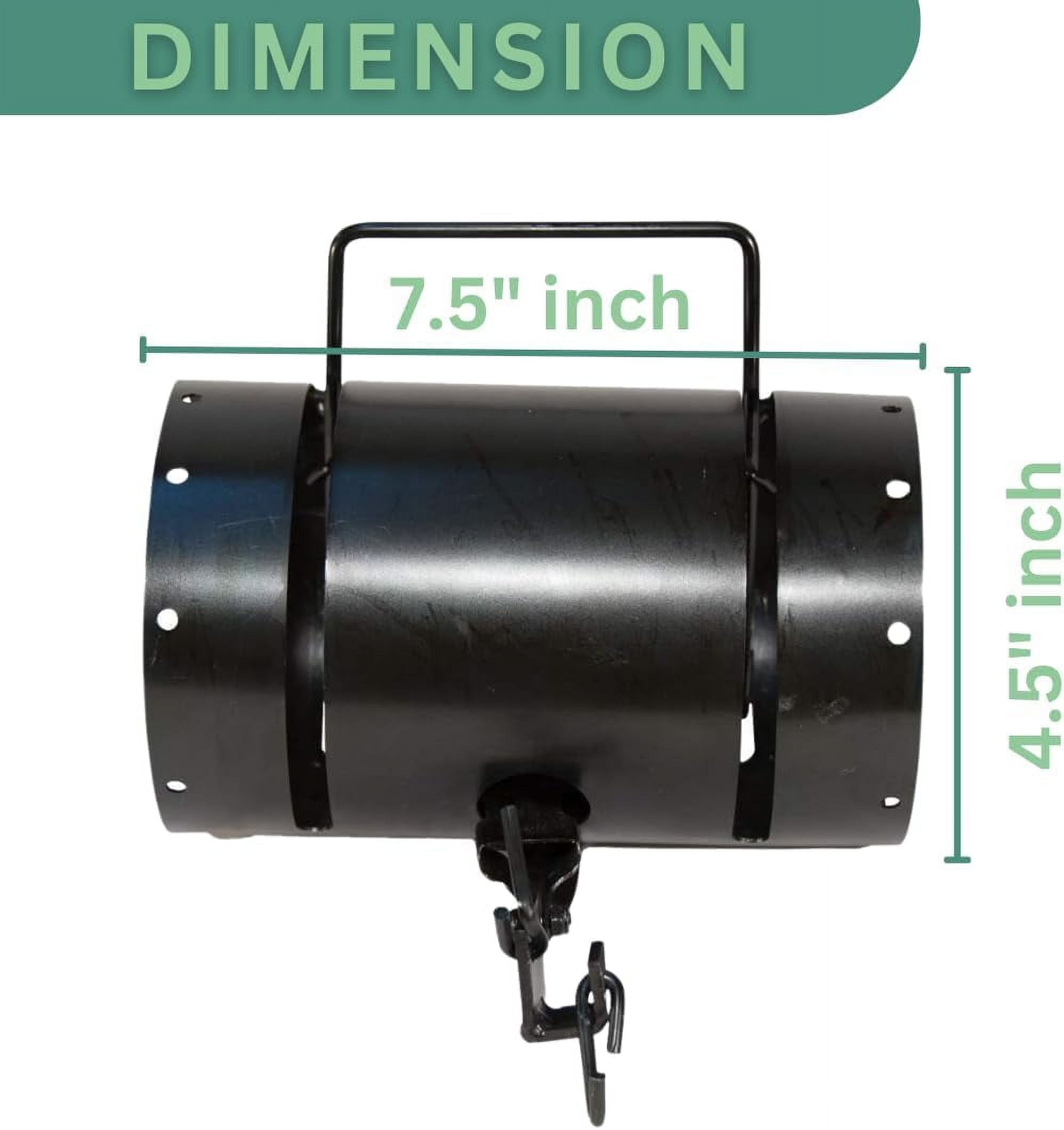 Shorty Tube Squirrel Trap –Compact Spring-Loaded Rodent Snare by Wildlife Control Supplies –Safe and Effective Pest Control for Commercial and Residential Use –Great for Backyards, Patios, and Gardens