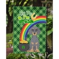 thumbnail image 3 of Blue and Tan Dachshund St. Patrick's Day Flag Garden Size 11.25 in x 15.5 in, 3 of 3