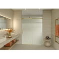 thumbnail image 4 of Glass Warehouse FLSLD-60-L-CH Galaxy 78" High X 60" Wide Sliding Frameless Shower Door -, 4 of 7