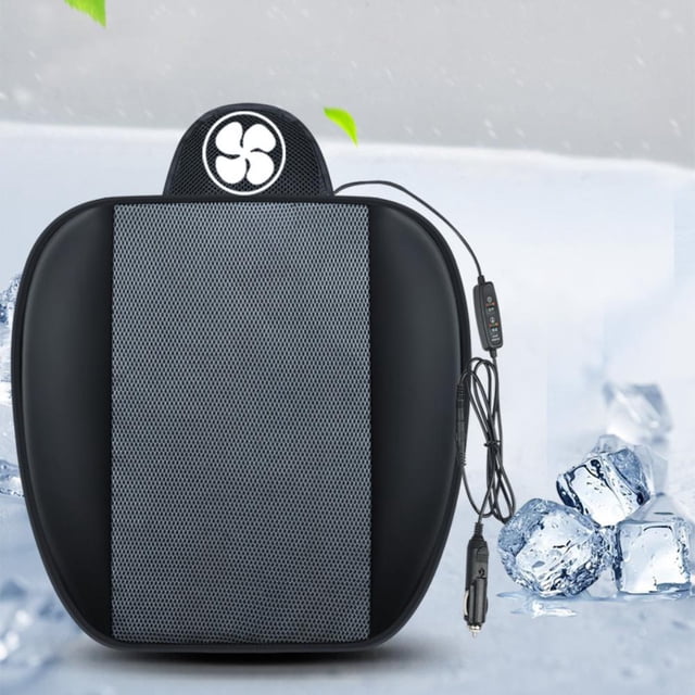 Cojín De Ventilación Para Asiento De Automóvil Con Ventilador Accesorios Para Automóviles Almohadilla De Enfriamiento Portátil Cojín De Enfriamiento Para Asiento De Automóvil