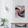 thumbnail image 4 of Nawypu Pink and Gold Abstract Canvas Wall Art Gold White and Pink Abstract Wall Art Rose Gold Marble Wall Canvas Marble Texture Prints for Living Room Colorful Rose Gold Pink Blue Wall Art, 4 of 5