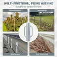 thumbnail image 7 of Accreate Ergonomic Fence Post Driver with Handles – Durable Steel for Easy Installation of Wooden & Metal Posts, 7 of 7