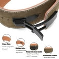 thumbnail image 3 of 10MM Weight Power Lifting Leather Lever Pro Belt Gym Training Black-Weightlifting Belt for Men and Women – Support Back and Core During Heavy Powerlifting Deadlifts and Squats, 3 of 12