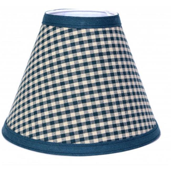 Mr Mjs Trading Ag 92297 3x6 3 X 6 In, Green And White Gingham Lamp Shade