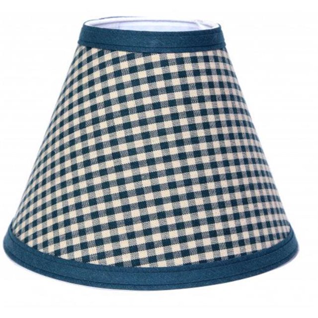 3 x 6 in. Lamp Shade, Berryvine Green Check