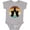 AC-Heather Grey, variant on Saxophone Music Vintage Band Boys or Girls Baby Bodysuit