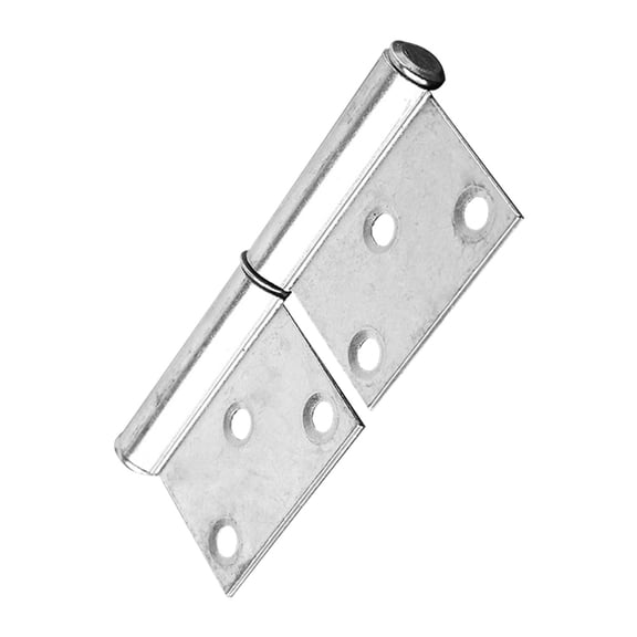 NICEXMAS 1 Pair of Detachable Slip Joint Hinge Silver Iron Smooth Opening and Closing for Doors