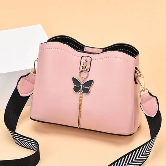 Byujiro Crossbody Bags for Women Soft Washed Leather Shoulder Bag Multi-Zip Spacious Large Capacity Handbag for Daily Use Travel Work Shopping Necessity