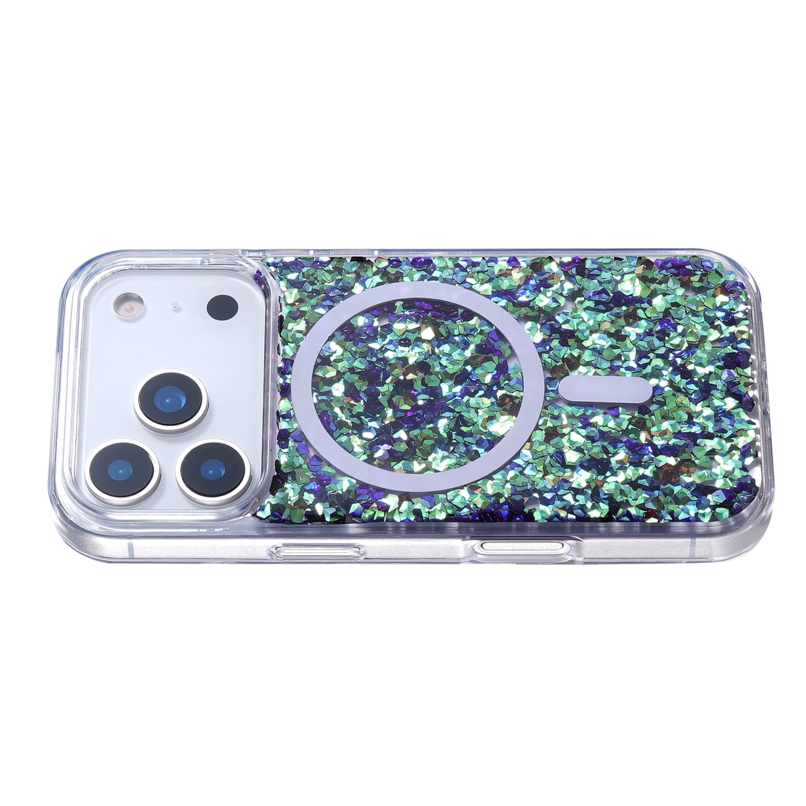 Magsafe Glitter Case for iPhone 17 Pro Max – Dark Blue