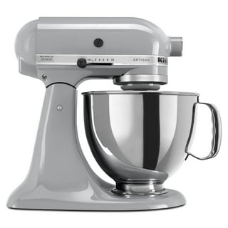 New Metro Design PC-10 Pouring Chute Compatible with KitchenAid Stand Mixer  with Stainless Steel Bowl, Silver