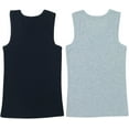 thumbnail image 7 of ToBeInStyle Boy's Pack of 4 Tank Tops - Ribbed Essentials - Size 16, 7 of 7