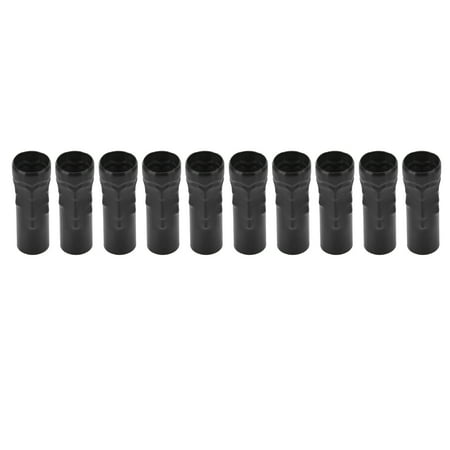 

CandleHolderSleeve CandleLampHolderTube Electroplating Process Sturdy For Home Crystal Chandeliers Black