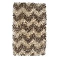 thumbnail image 2 of THE RUG MARKET022 84B Tapis Shaggy Raggy Ntrl Chevron, 2 of 3