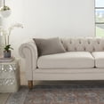 thumbnail image 3 of Nourison Life Styles Taupe Decorative Throw Pillow , 14"X20", 3 of 6