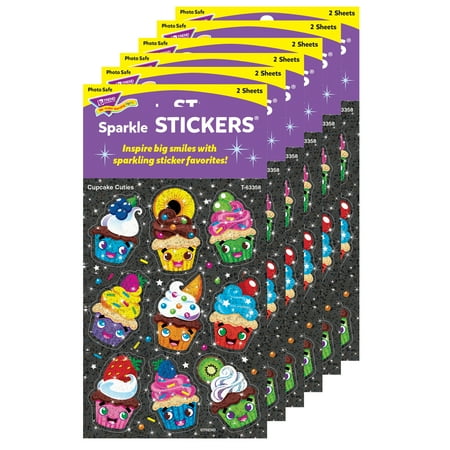 UPC: 0194629033751 | TREND Cupcake Cuties Sparkle Stickers 18 Per Pack 6 Packs