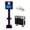 Black, variant on WideMeet 15.6inch Touch Screen Selfie Photobooth Machine with RGB Light for Wedding Event Party