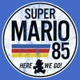 thumbnail image 2 of Men's Nintendo Super Mario Retro Rainbow Ring  Tank Top Royal Blue Medium, 2 of 4