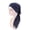 Navy, variant on Suodoka Women Satin Head Scarves Fashionable Lightweight Elastic Faux Silk Bandana - Pink
