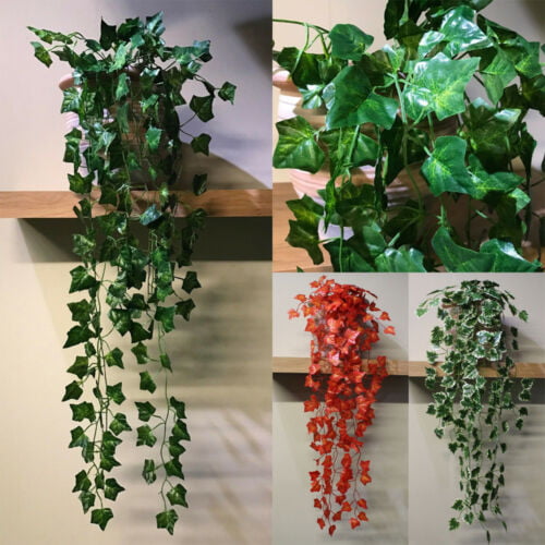 Artificial Succulent Plant Green Vines Flower Hanging Rattan Room Party Decor 