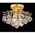 thumbnail image 1 of Elegant Lighting Toureg 12" 3 Light Royal Crystal Flush Mount, 1 of 3
