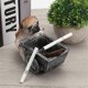 thumbnail image 4 of Creative Ashtray,cute Funny Dog Shape Ash Tray Set,tabletop Portable Modern Ashtrays, Ceramic Desktop Ash Holder For Patio Home Office,great Gift For, 4 of 5