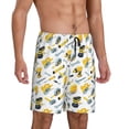 thumbnail image 2 of Fuzoiu construction tools Print Pajama Shorts for Men, Men's Pajama Bottoms,Mens Lounge Sleepwear,Pajama Pants with Pocket-Medium, 2 of 6