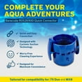 thumbnail image 2 of Baracuda Swimming Pool System Quick Connector for T5 Duo and MX8, Blue, 2 of 6