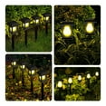 thumbnail image 4 of Hxlamzoo Waterproof Solar Pathway Lights, IP65 Outdoor Solar Powered Garden Lights with Auto On/Off, Bright LED Solar Lights for Yard, Patio, Walkway - Energy-Efficient Landscape Lighting, 4 of 7