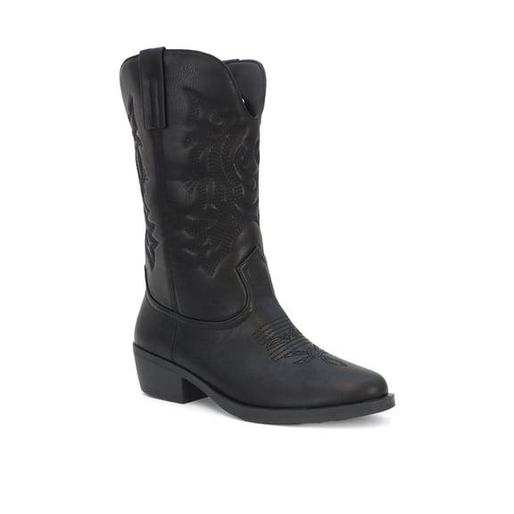 Women's Western Cowgirl Boots – Pointed Toe Mid-Calf Cowboy Boots