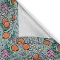 thumbnail image 6 of Ambesonne Nature Valance & Curtain, Tropical Flowers Oranges Art, 55"x24", Pale Vermilion Soft Pink, 6 of 7