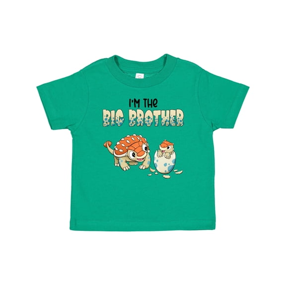 Inktastic I'm the Big Brother Ankylosaurus Bros Boys Baby T-Shirt