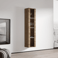 Fly Modular Wall Mounted Floating Bookcase (Type41) Oak
