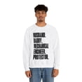 thumbnail image 4 of Mechanical engineer Dad Fathers Day Birthday Sweatshirt, Gifts, Crewneck, 4 of 4