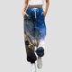 thumbnail image 2 of Pantalones mezclilla mujer Gibobby Pantalones de chándal deportivos azul marino L, 2 of 4