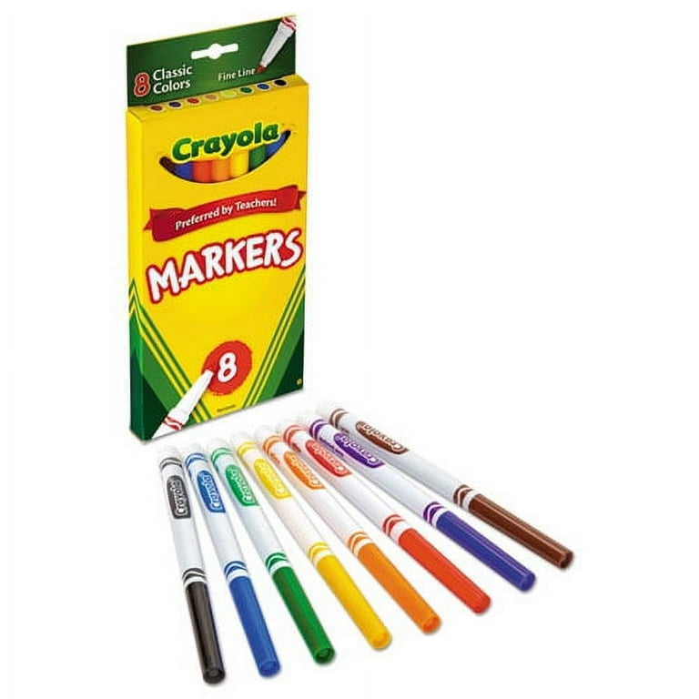 NON-WASHABLE MARKER, FINE BULLET TIP, ASSORTED CLASSIC COLORS, 10/PACK NON-WASHABLE MARKER, FINE BULLET TIP, ASSORTED CLASSIC COLORS, 10/PACK