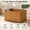 Caramel, variant on Seagrass Storage Basket Rectangular Handwoven Wicker Organizer with Handle for Closet Bathroom Shelf Medium Caramel