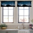 thumbnail image 4 of LALILO Kitchen Curtain Valance Halloween Happy Halloween Art Rod Pocket Window Curtain 52"x 18" Set of 2, 4 of 7