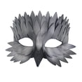thumbnail image 3 of Máscara de pájaro cómoda de usar, cubrebocas, máscara de mascarada para escenario, graduación, cumpleaños plata, 3 of 8