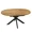 Oak Table, variant on 43.2"-59.2" Extendable Round Dining Table for 4-6,Wooden Round Kitchen Table,Dining Room Table with Metal Frame for Dining Living Room ,Saving Space