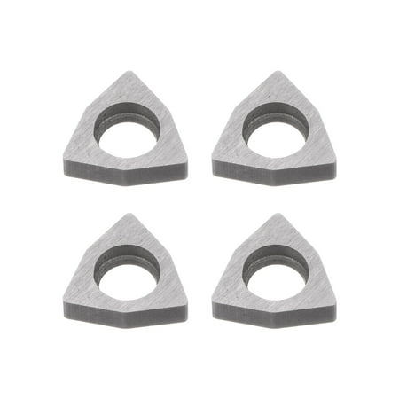 

Uxcell 4pcs Carbide Insert Seat Shim MW0603 Turning Tool Accessories Thread Shim Seats for CNC Lathe Turning Tool Holder
